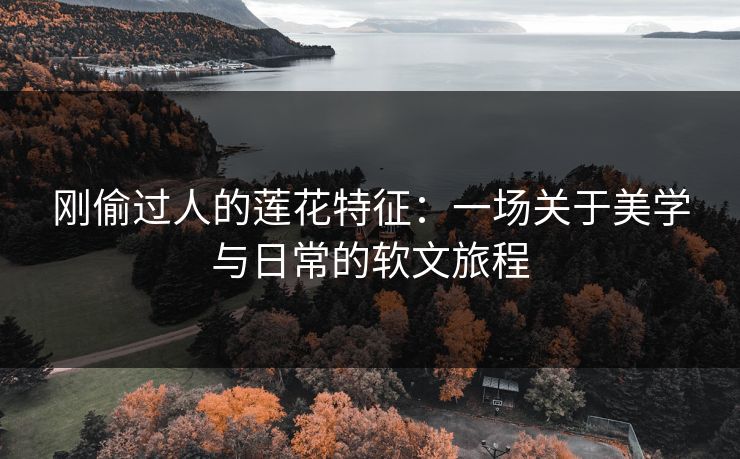 刚偷过人的莲花特征：一场关于美学与日常的软文旅程