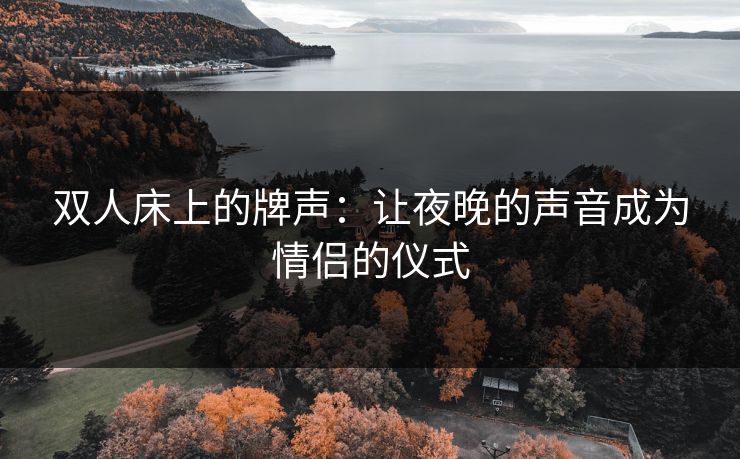 双人床上的牌声：让夜晚的声音成为情侣的仪式